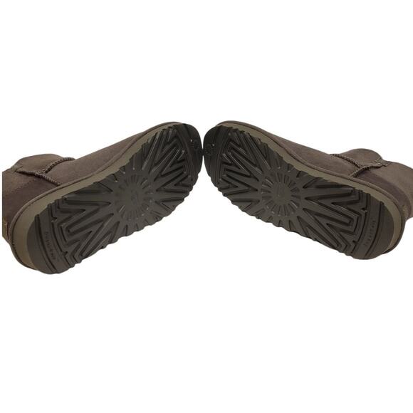 New In Box UGG Australia Women's Mini Bailey Button II Boot Gray Size 6 - Picture 5 of 6